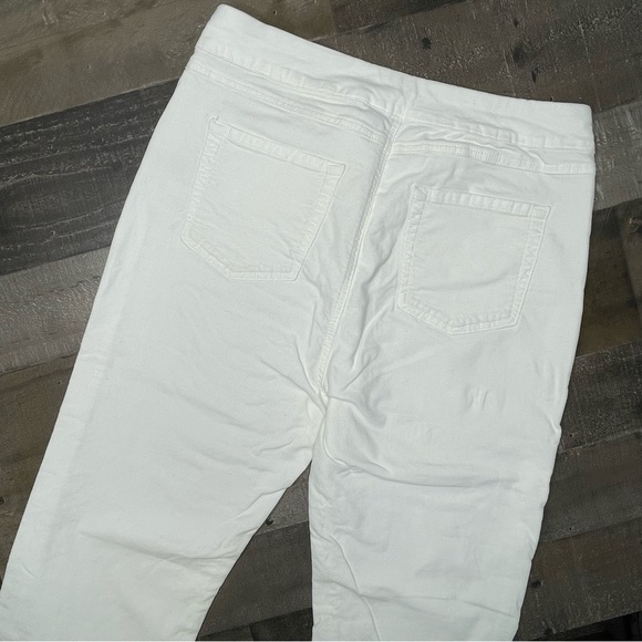 Soft Surroundings Winter White Velour Pants size Medium - Picture 5 of 11